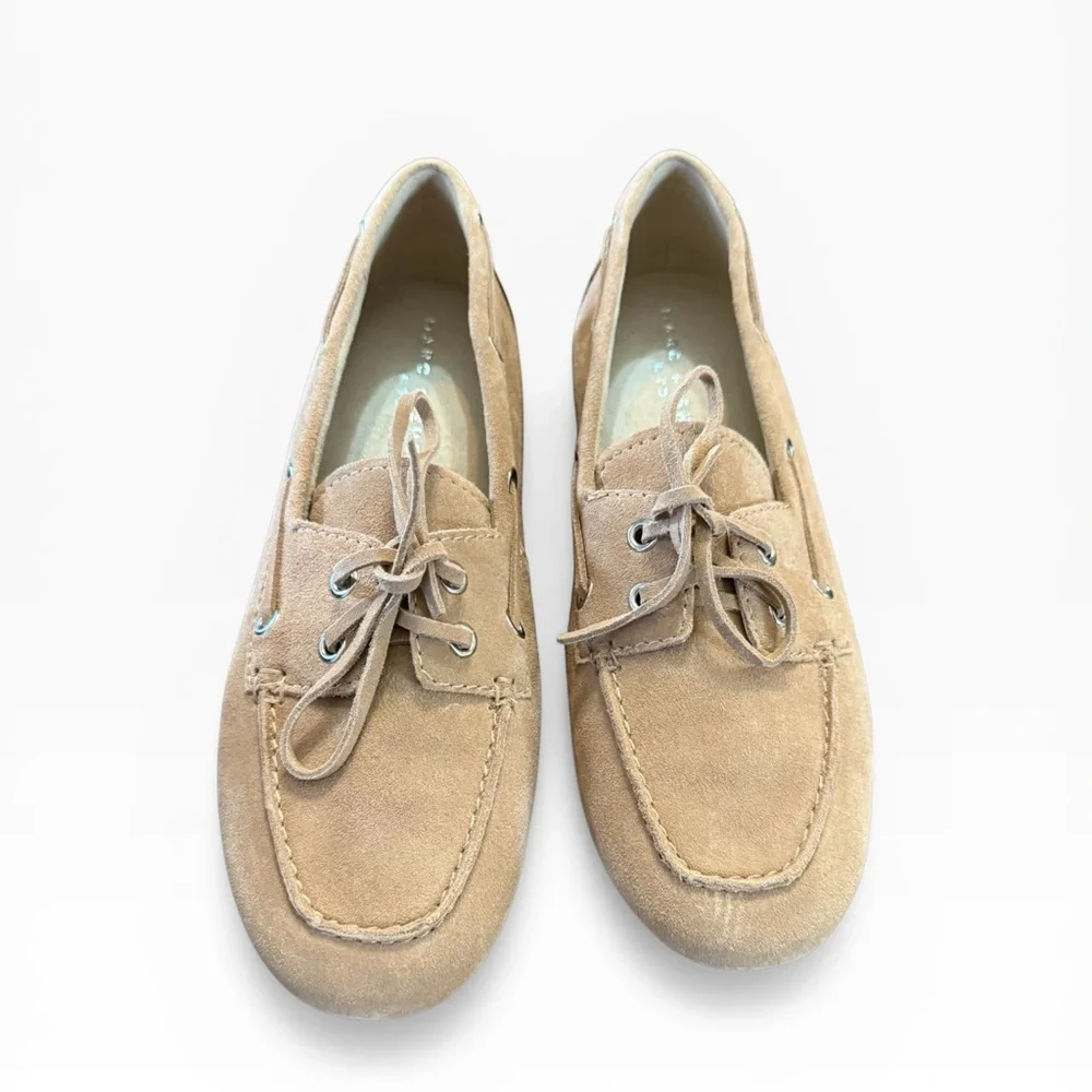 Marc Fisher Uleena Light Natural Loafer Size 8.5 - Picture 3 of 8